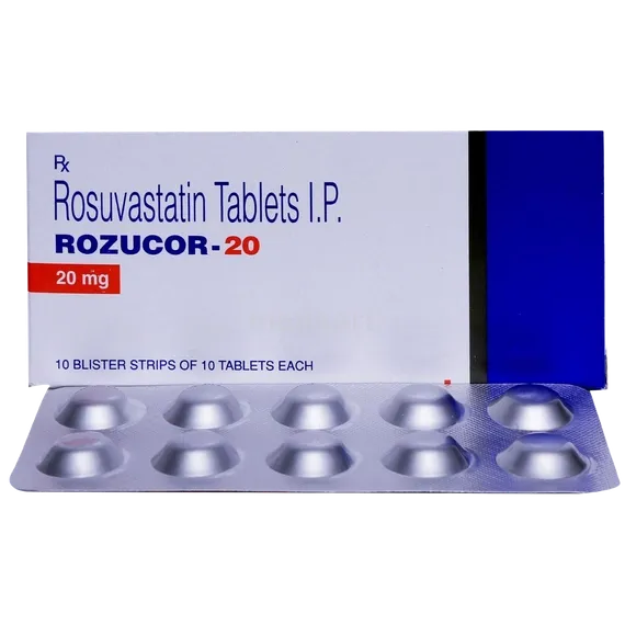 rozucor 20mg tablet 10's